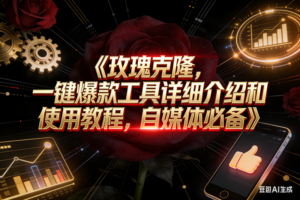 (16828期)玫瑰克隆工具,鲁大魔ai,自媒体必备神器,一键爆款,详细介绍和使用教程